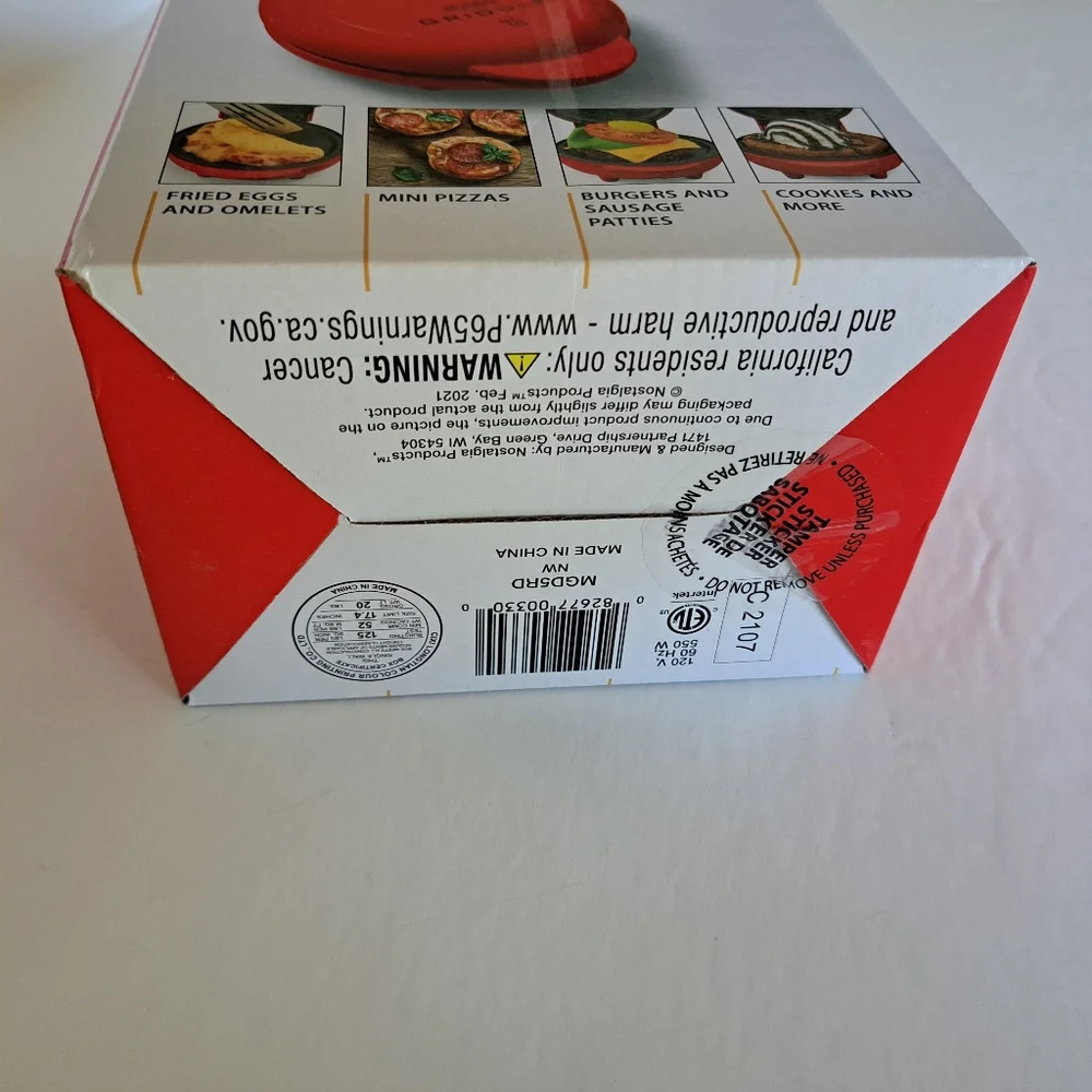 Nostalgic My Mini Griddle NWT